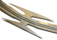 かみそりの刃、アコーディオン式にワイヤー囲うことのISOによって電流を通される有刺鉄線