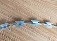 銀製色コイル状かみそりの有刺鉄線、利用できる螺線形の有刺鉄線のサンプル