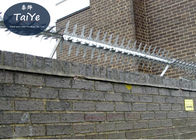 保護のゲートおよび壁の塀のための電流を通された鋭い壁の保証スパイク