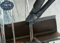BTO鋭いアコーディオン式かみそりワイヤー付属品のステンレス鋼の十字のループ コイル クリップ