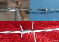 防御フェンス、高い抗張のための16*16二重繊維の有刺鉄線のコイル