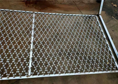 かみそり保護塀の刑務所の塀のための網によって溶接されるかみそりの金網の塀のパネル