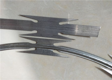 二重アコーディオン式の歪んだ有刺鉄線CBT-65の切抜きかみそりは螺線形のコイルを巻きます